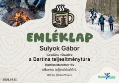 Teljesítménytúrák :: Bartina marathon :: oklevél.jpg :: 