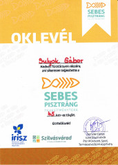 Teljesítménytúrák :: Ezúttal tényleg sebes volt a Sebes Pisztráng :: oklevél.jpg :: 